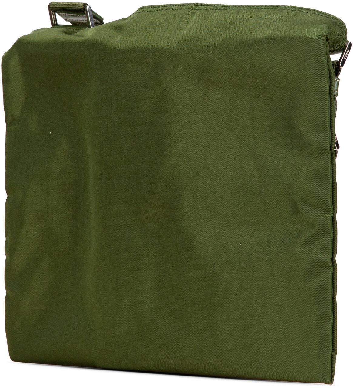 Prada Tessuto Zip Top Crossbody Groen