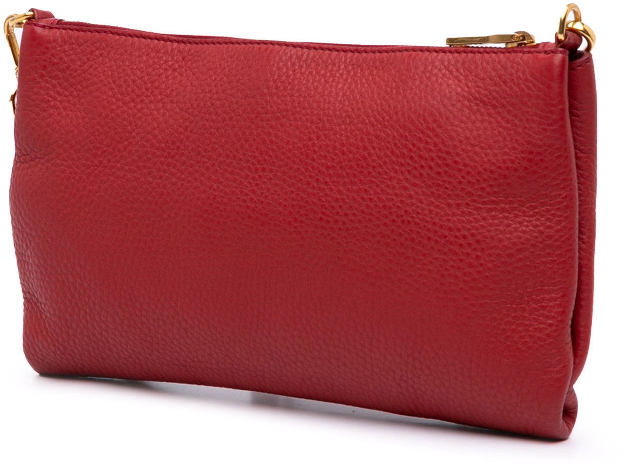 Prada Vitello Daino Crossbody Rood