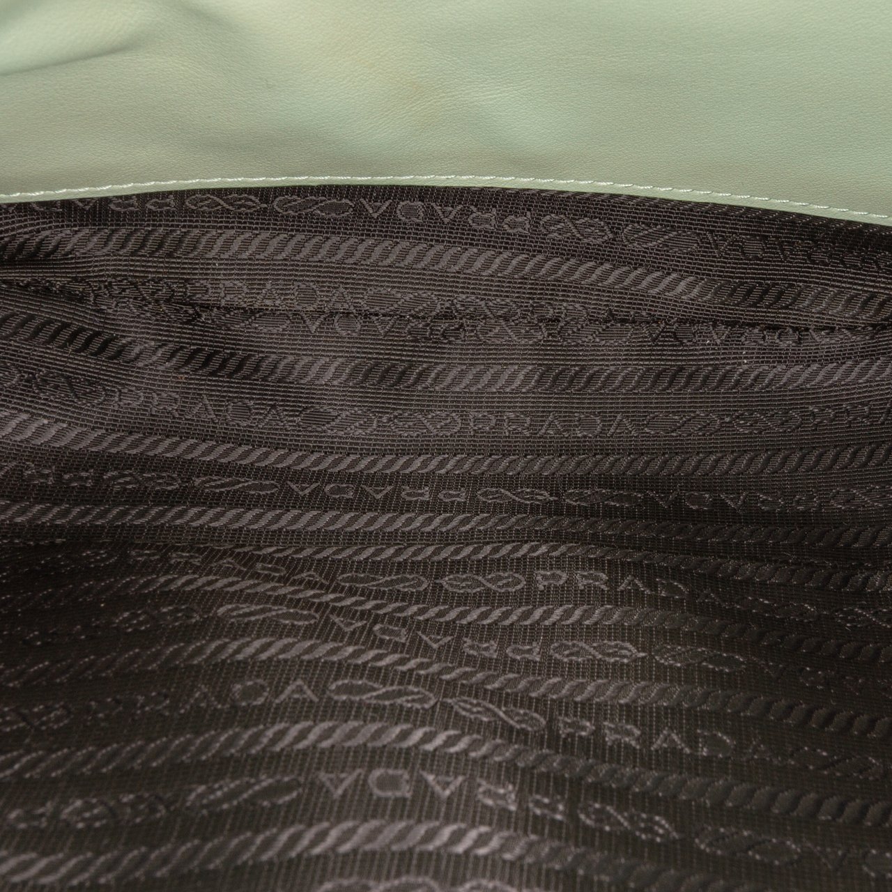 Prada Spazzolato Cleo Shoulder Bag Groen