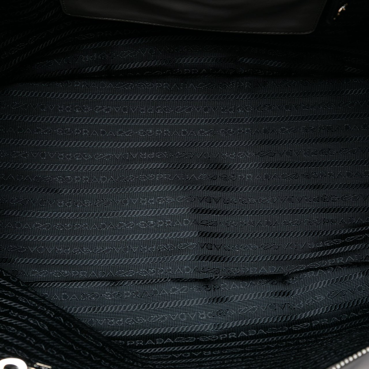 Prada Smooth Calfskin Hand Stitched Double Handle Satchel Grijs