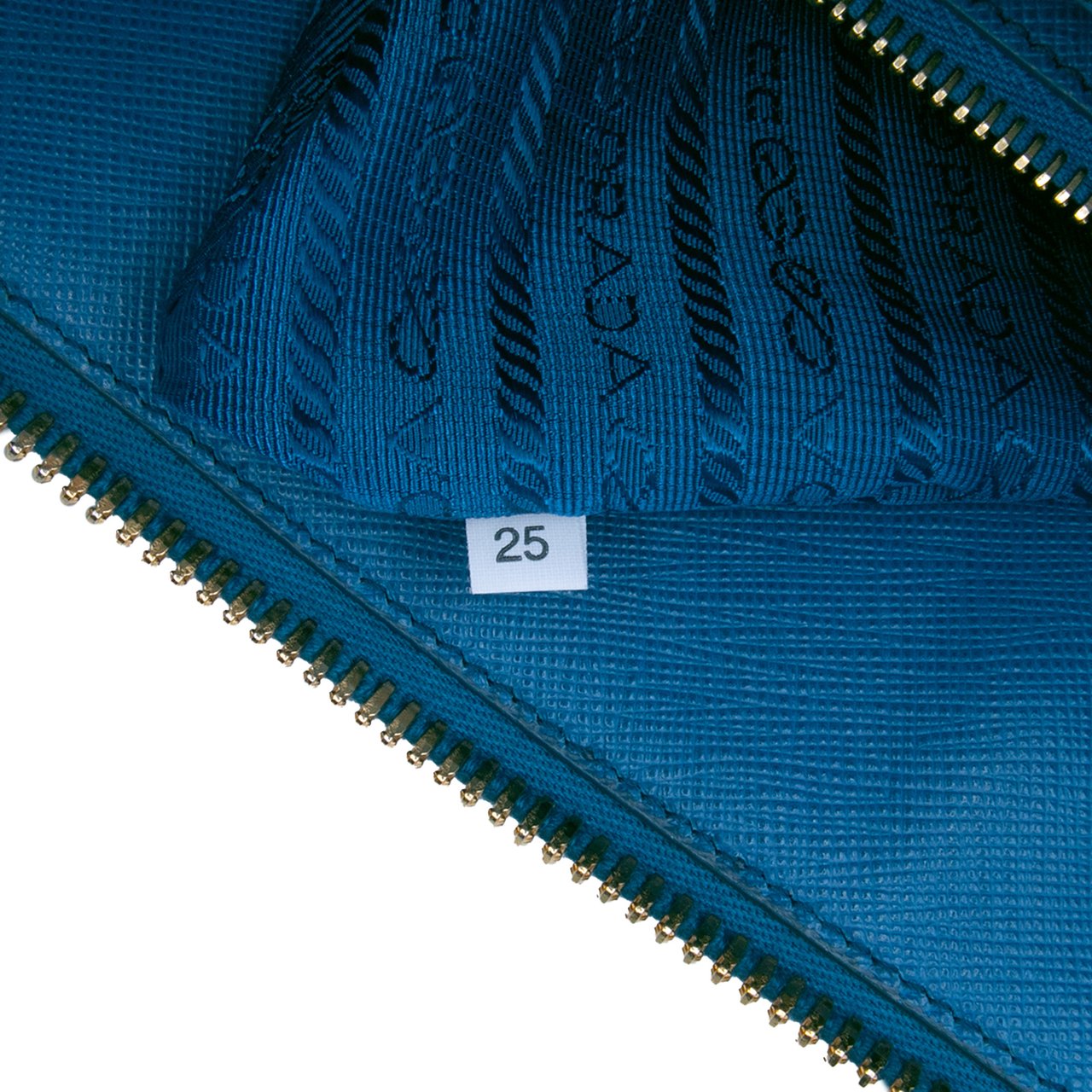 Prada Large Saffiano Lux Promenade Satchel Blauw