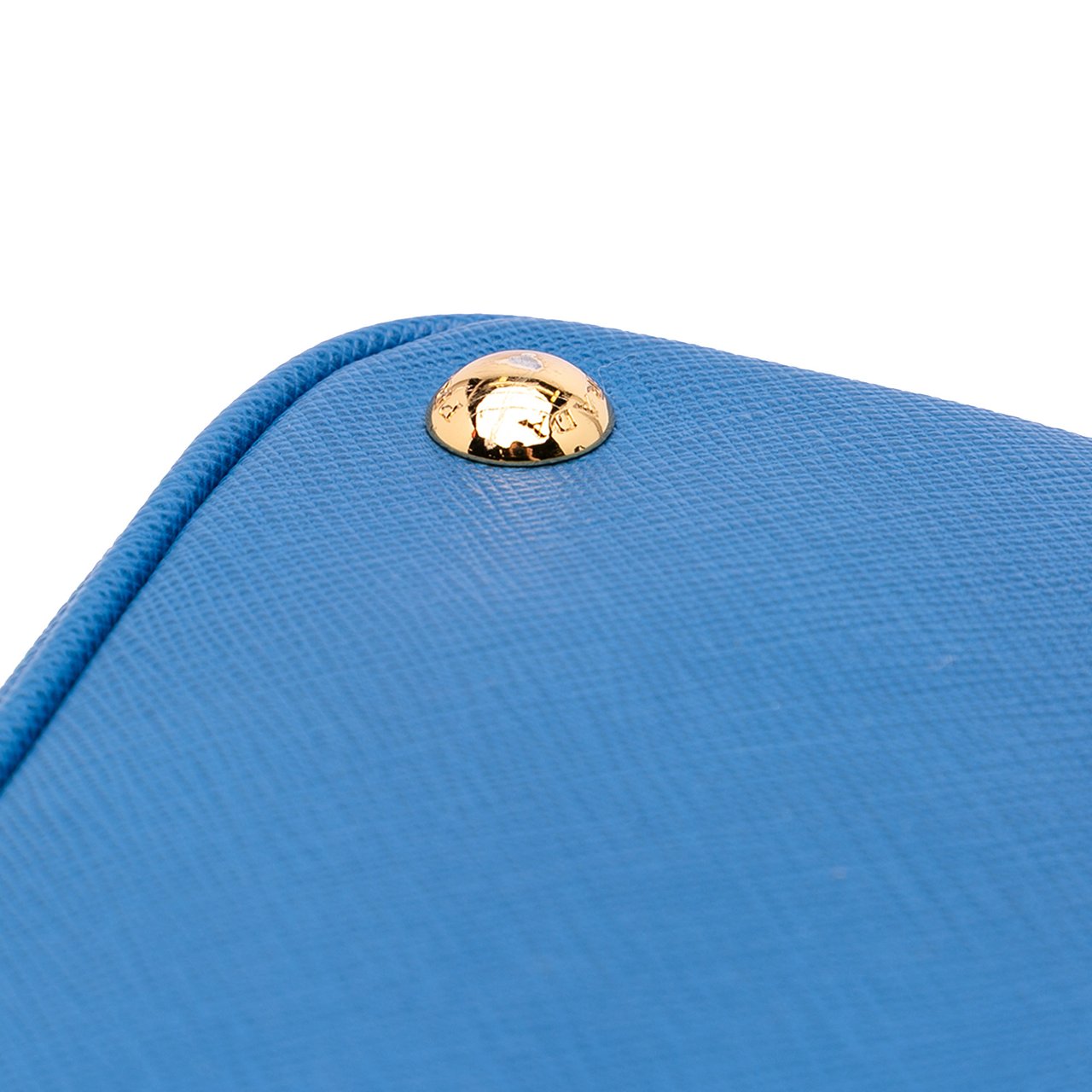 Prada Large Saffiano Lux Promenade Satchel Blauw