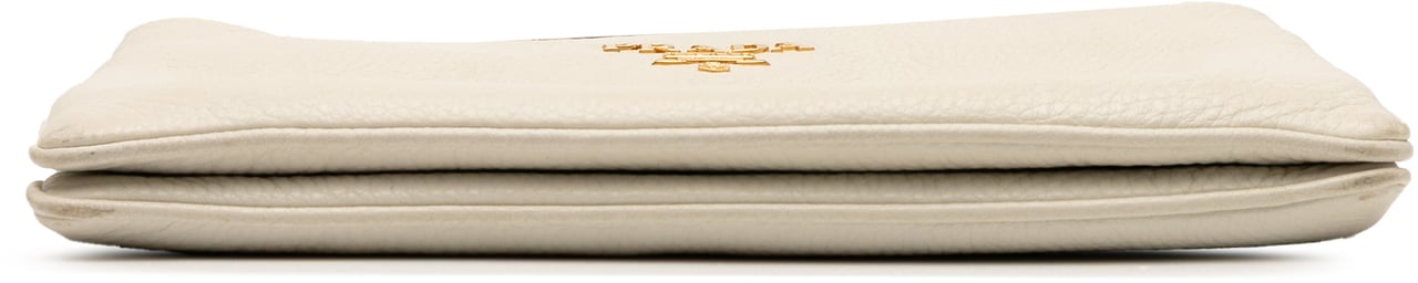 Prada Vitello Daino Double Zip Crossbody Wit