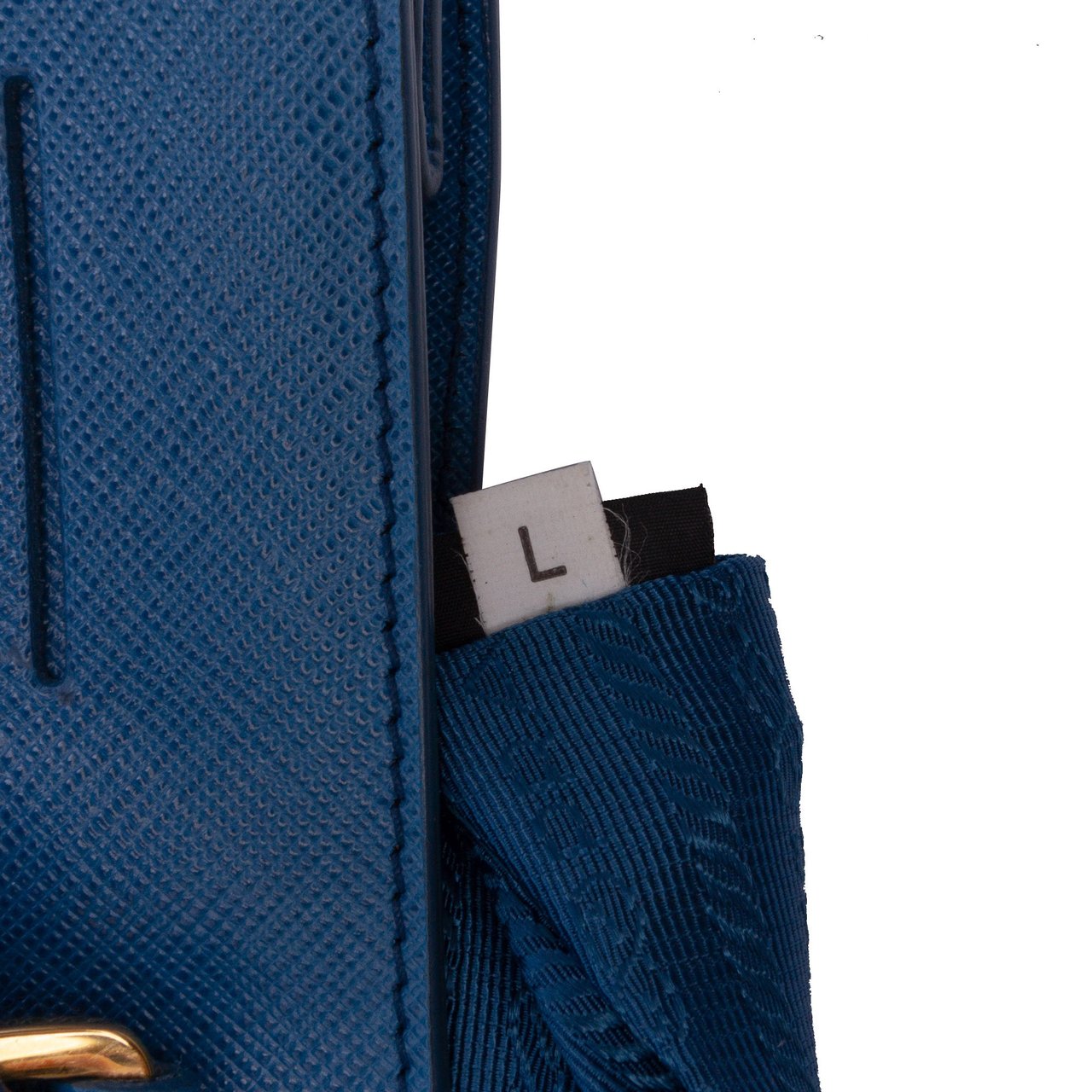 Prada Medium Saffiano Lux Galleria Satchel Blauw