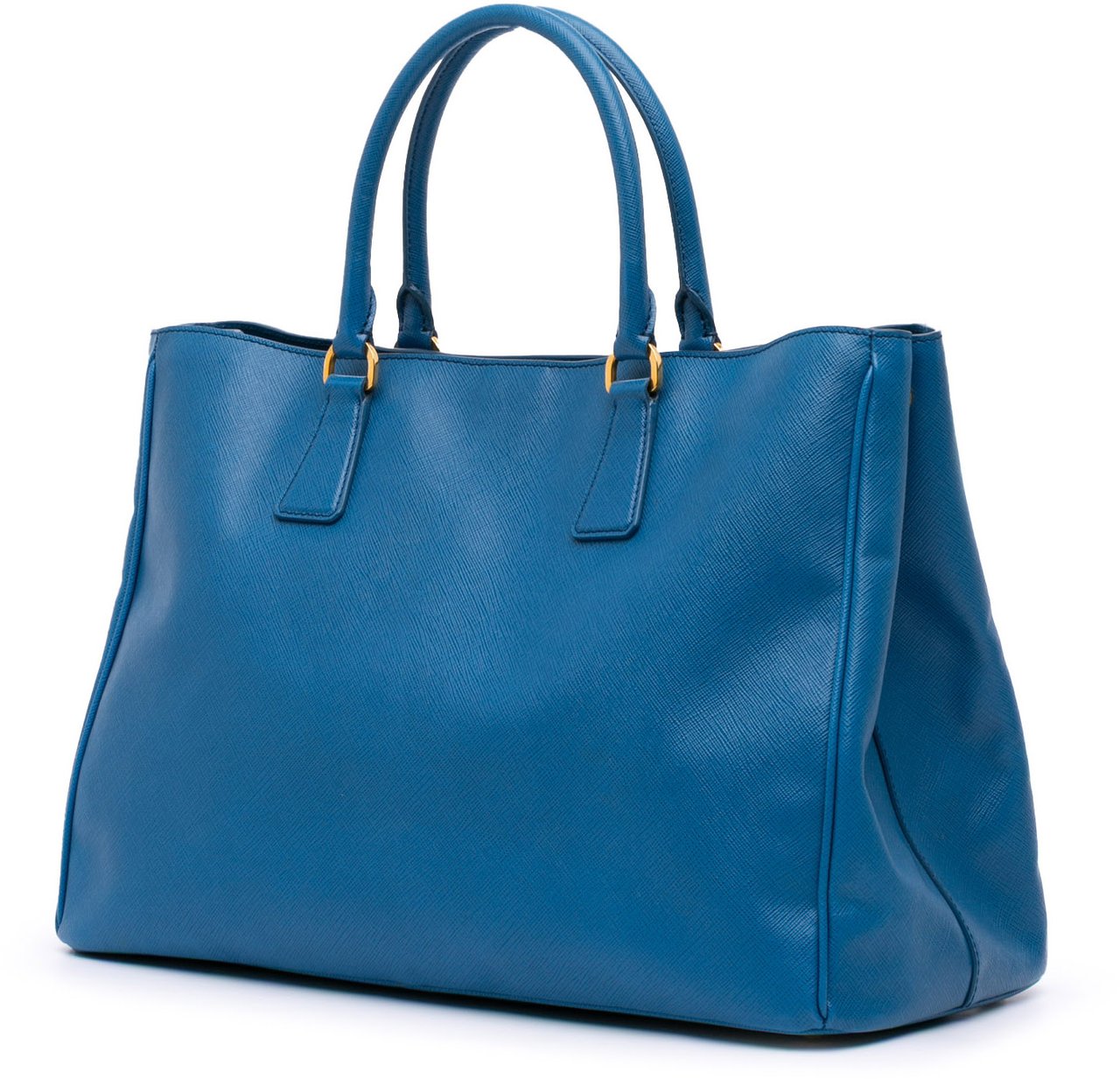 Prada Medium Saffiano Lux Galleria Satchel Blauw