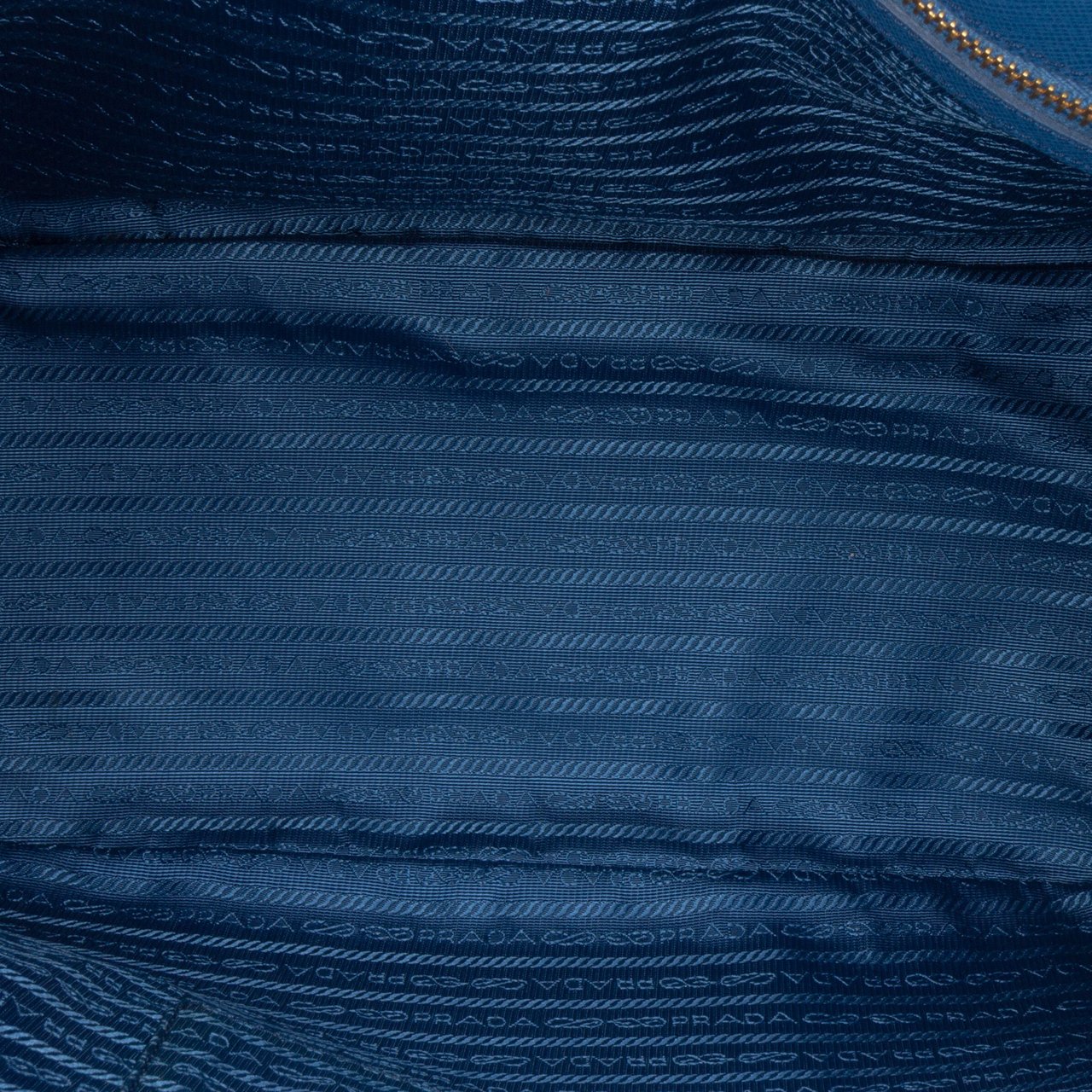 Prada Medium Saffiano Lux Galleria Satchel Blauw