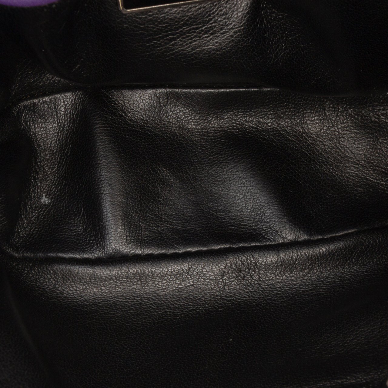 Prada Mini Leather Studded Camera Bag Paars