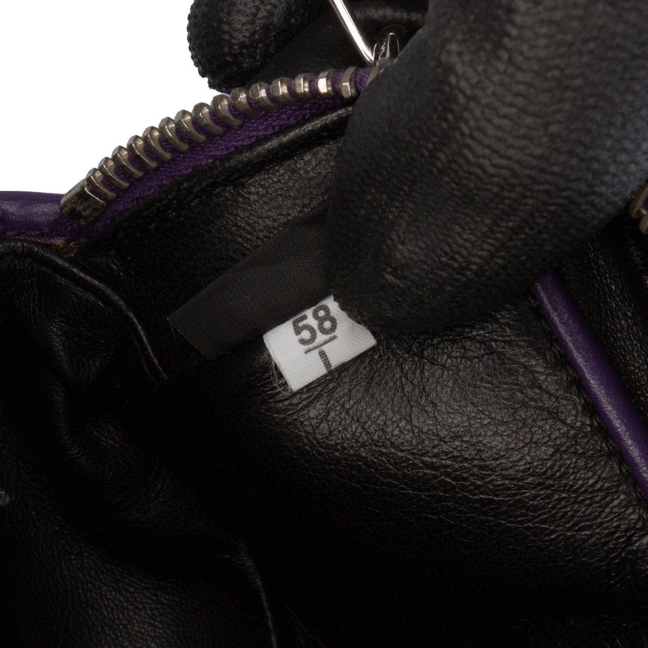 Prada Mini Leather Studded Camera Bag Paars