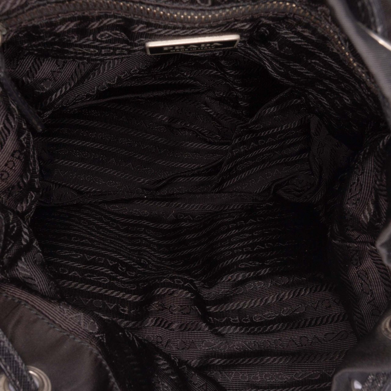 Prada Tessuto Shoulder Bag Zwart