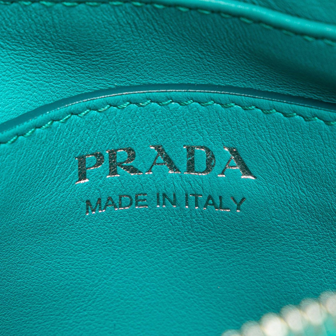 Prada Soft Calf Diagramme Camera Bag Blauw