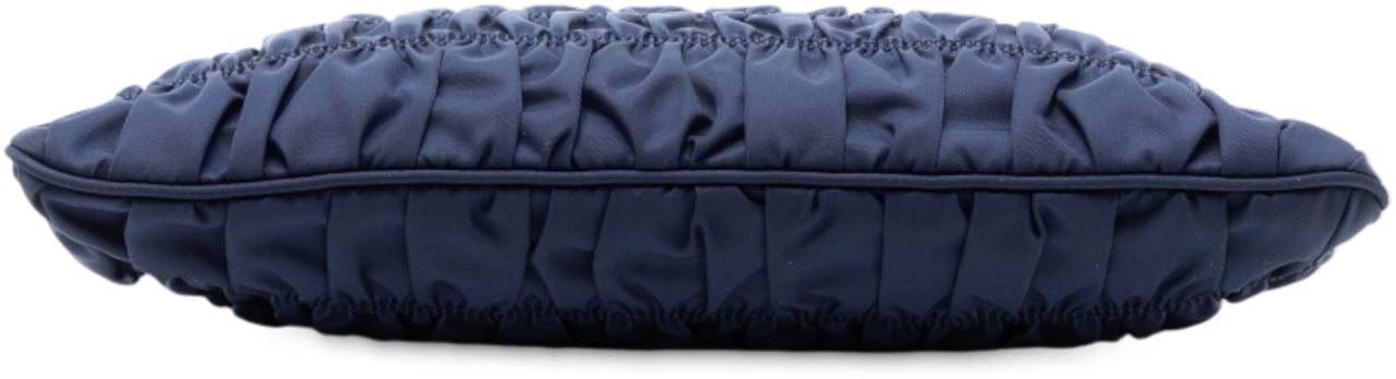 Prada Tessuto Gaufre Crossbody Blauw
