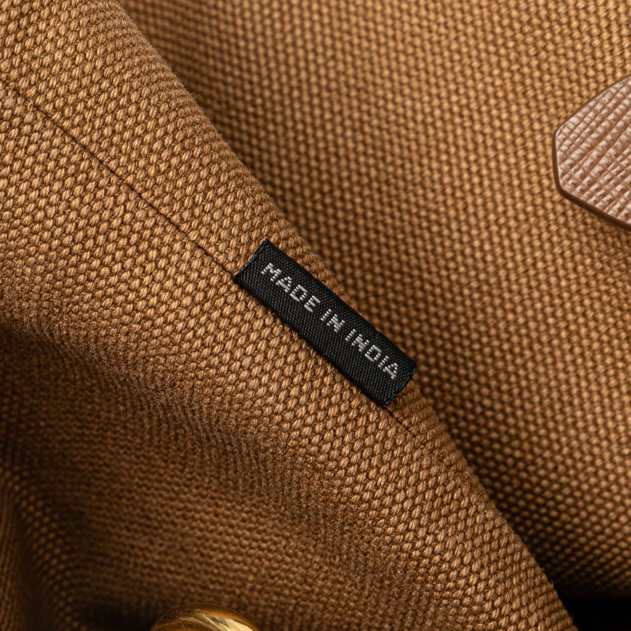 Prada Canvas Canapa Bijoux Satchel Bruin