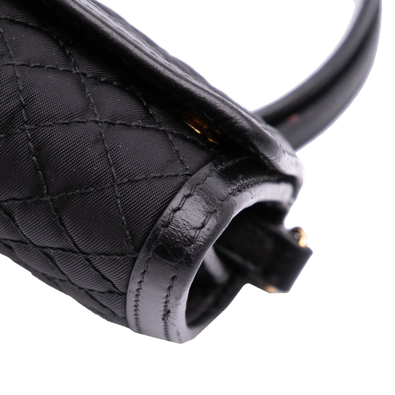 Prada Tessuto Impuntu Wallet on Strap Zwart
