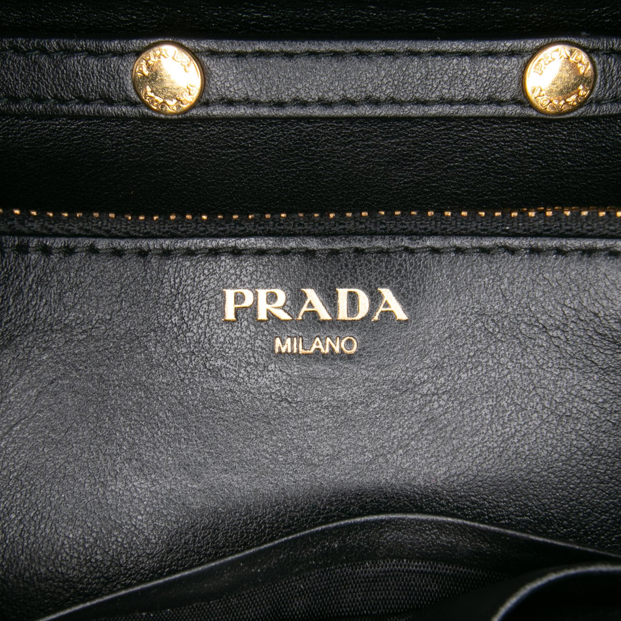 Prada Tessuto Impuntu Wallet on Strap Zwart