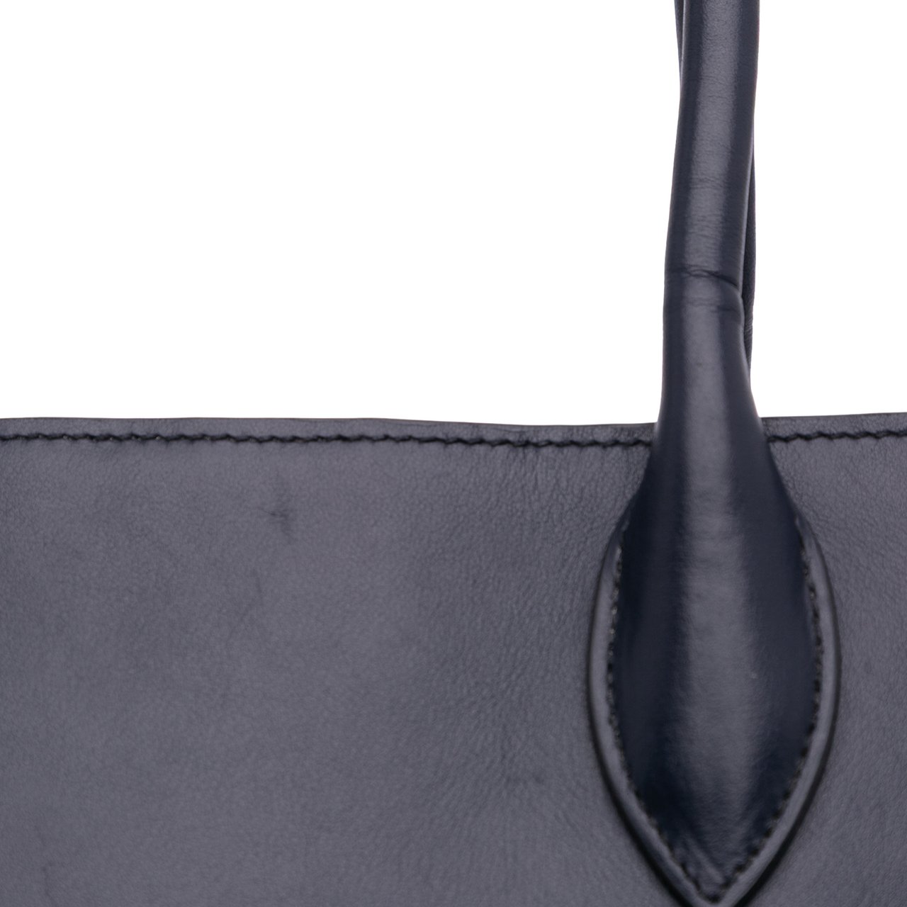 Prada City Calf Bibliotheque Satchel Blauw