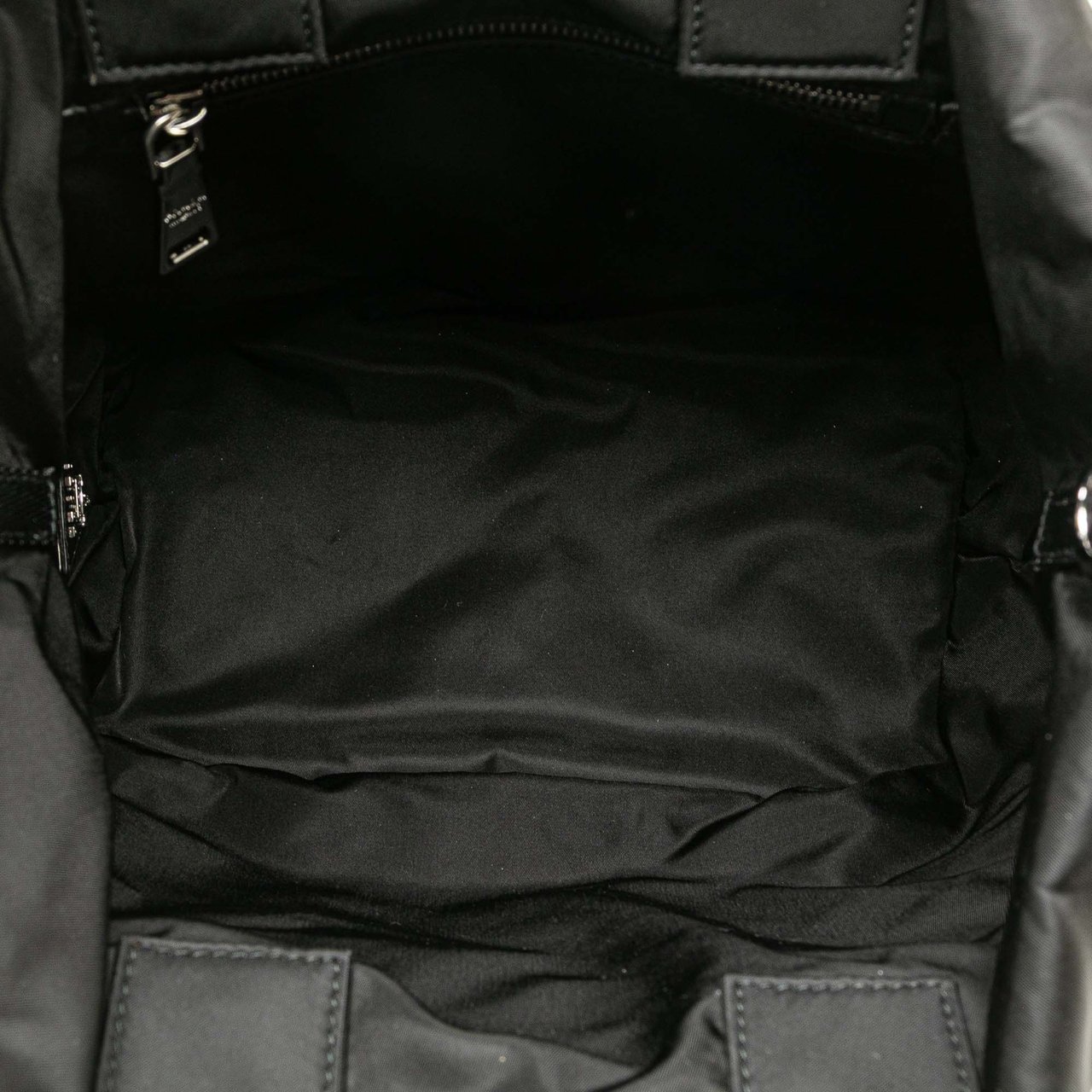 Prada Tessuto Reversible Satchel Groen