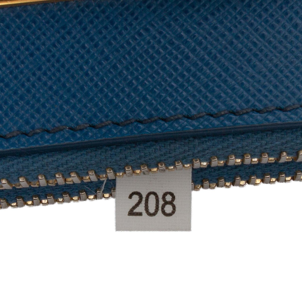 Prada Medium Saffiano Lux Galleria Double Zip Satchel Blauw