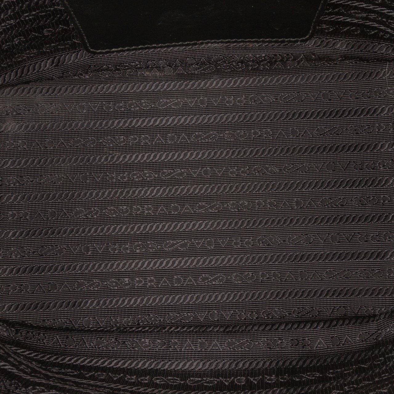 Prada Saffiano Trimmed Tessuto Bucket Bag Zwart