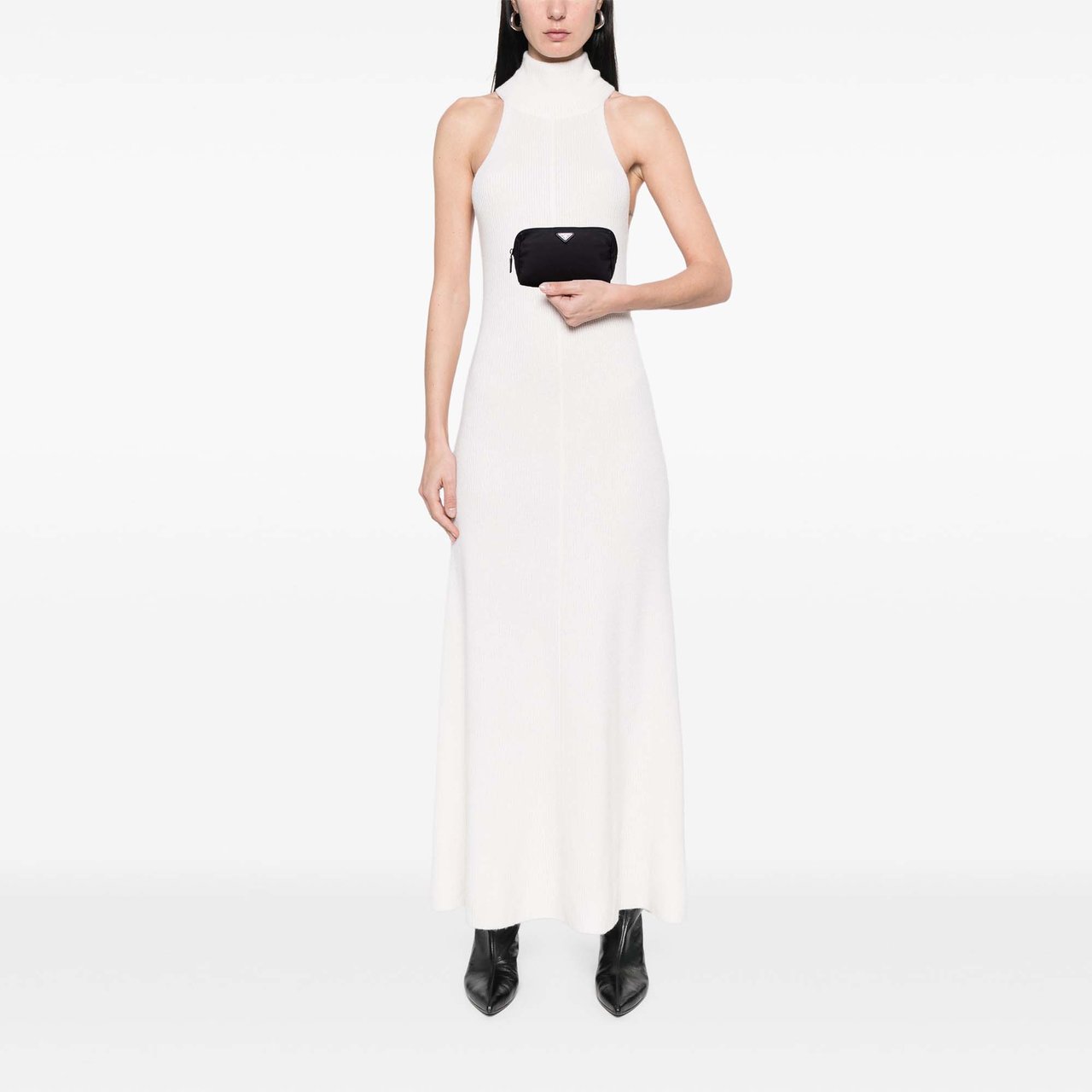 Prada Tessuto Cosmetic Pouch Zwart