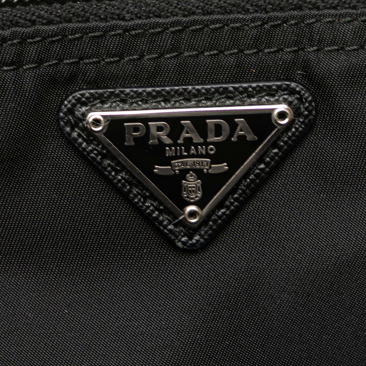 Prada Tessuto Cosmetic Pouch Zwart