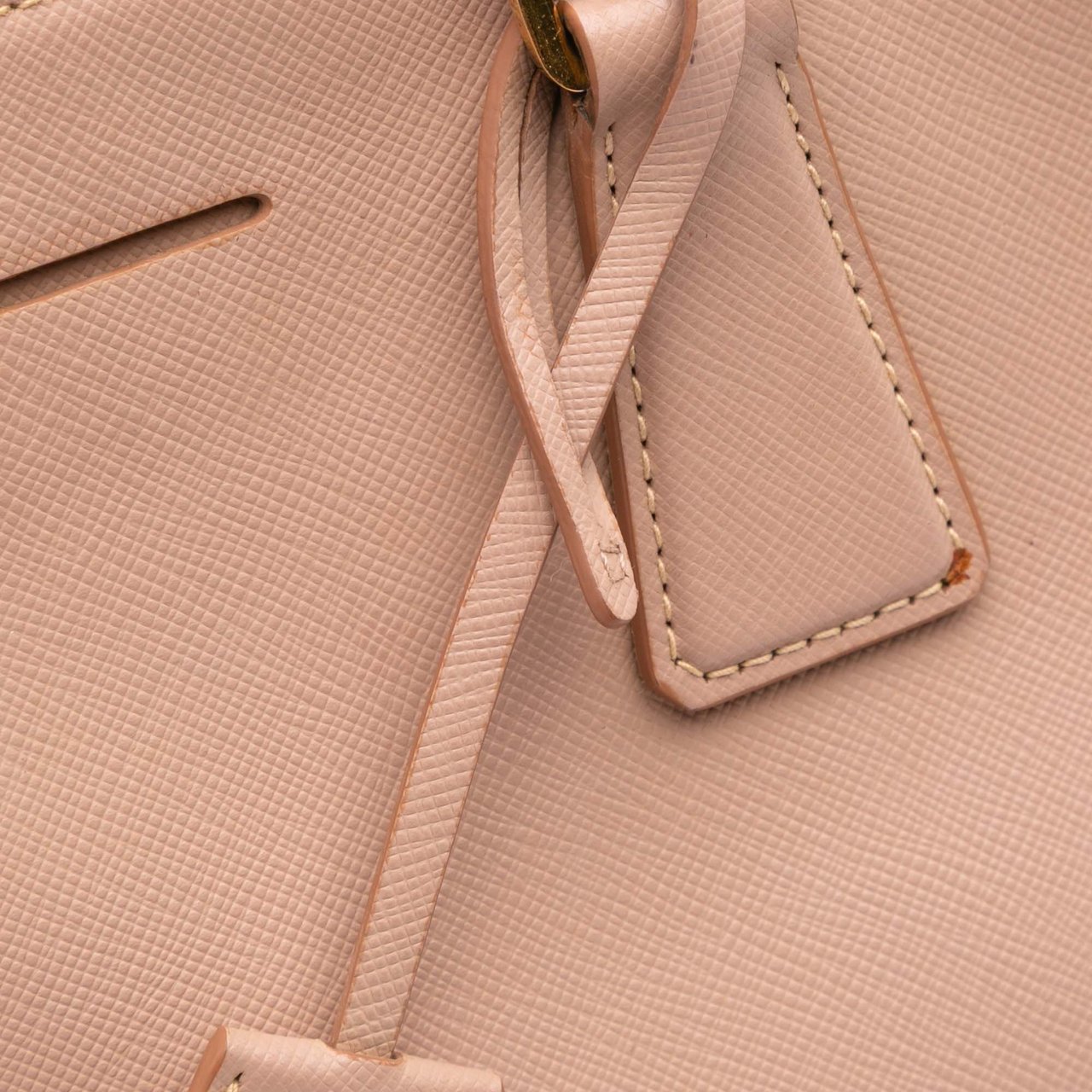 Prada Large Saffiano Lux Galleria Double Zip Satchel Roze