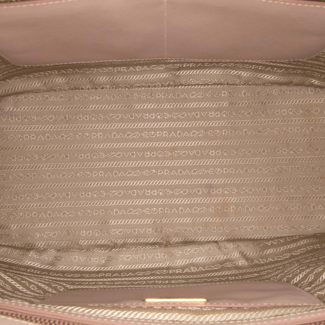 Prada Large Saffiano Lux Galleria Double Zip Satchel Roze