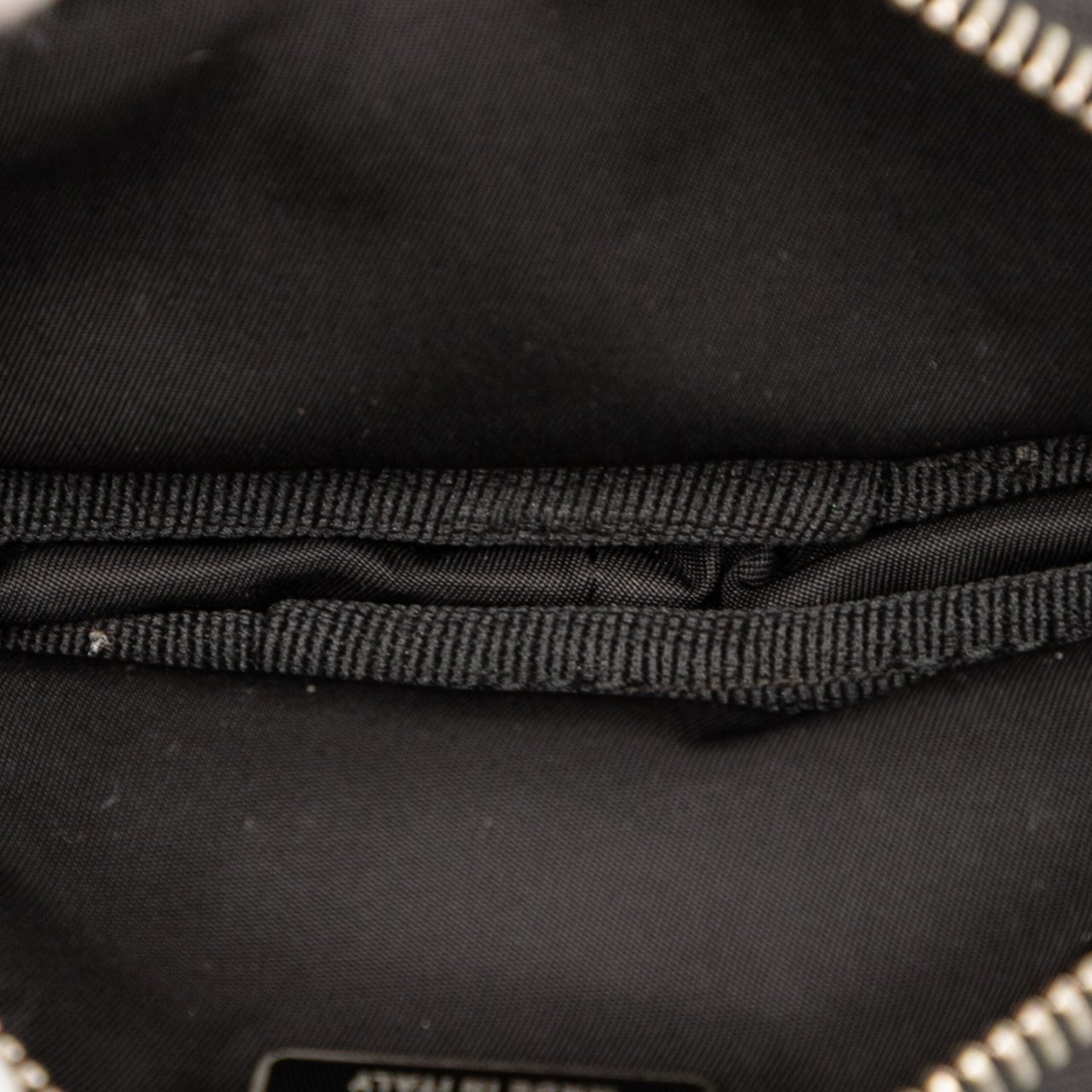 Prada Mini Tessuto Double Zip Handbag Zwart