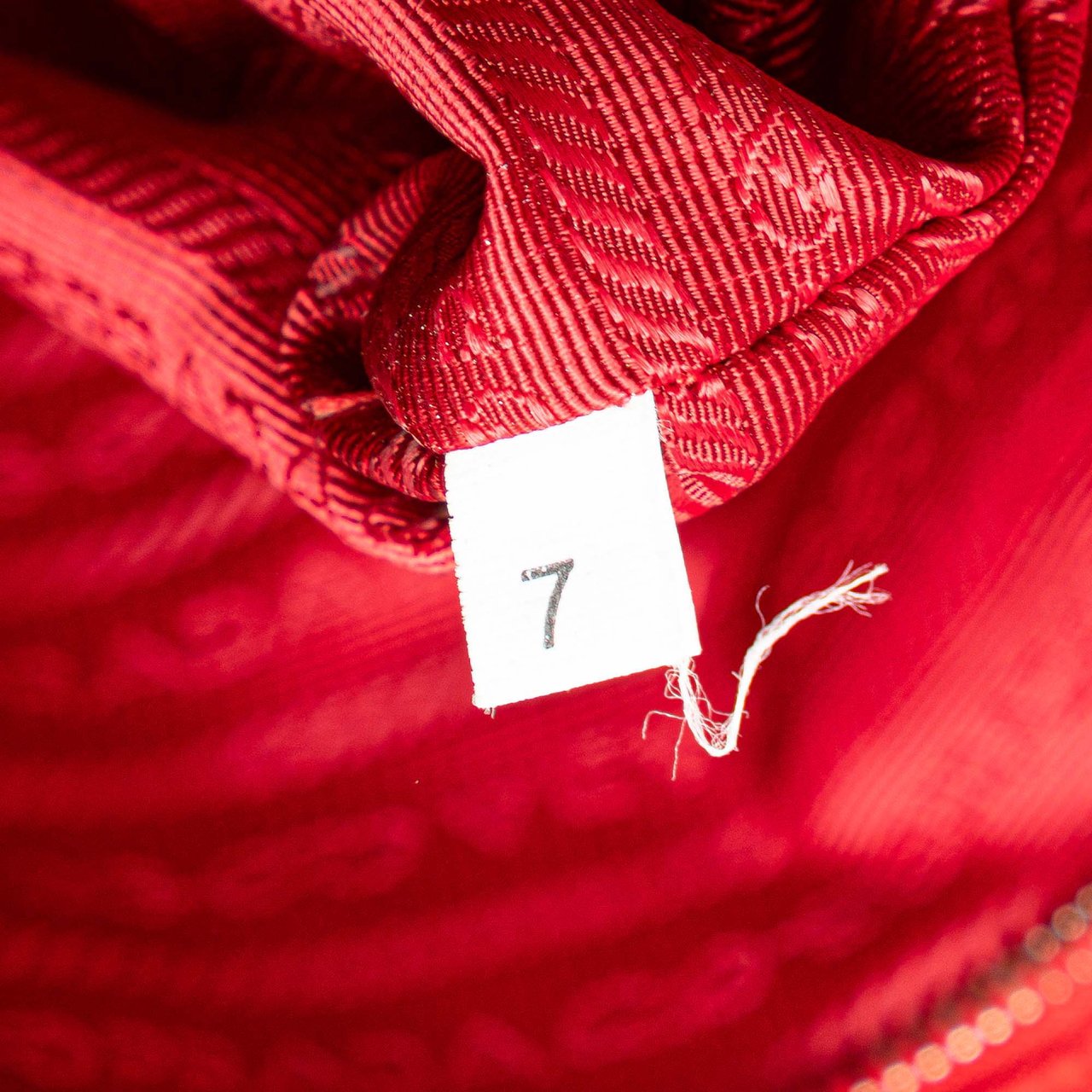 Prada Saffiano Trimmed Tessuto Open Convertible Tote Rood
