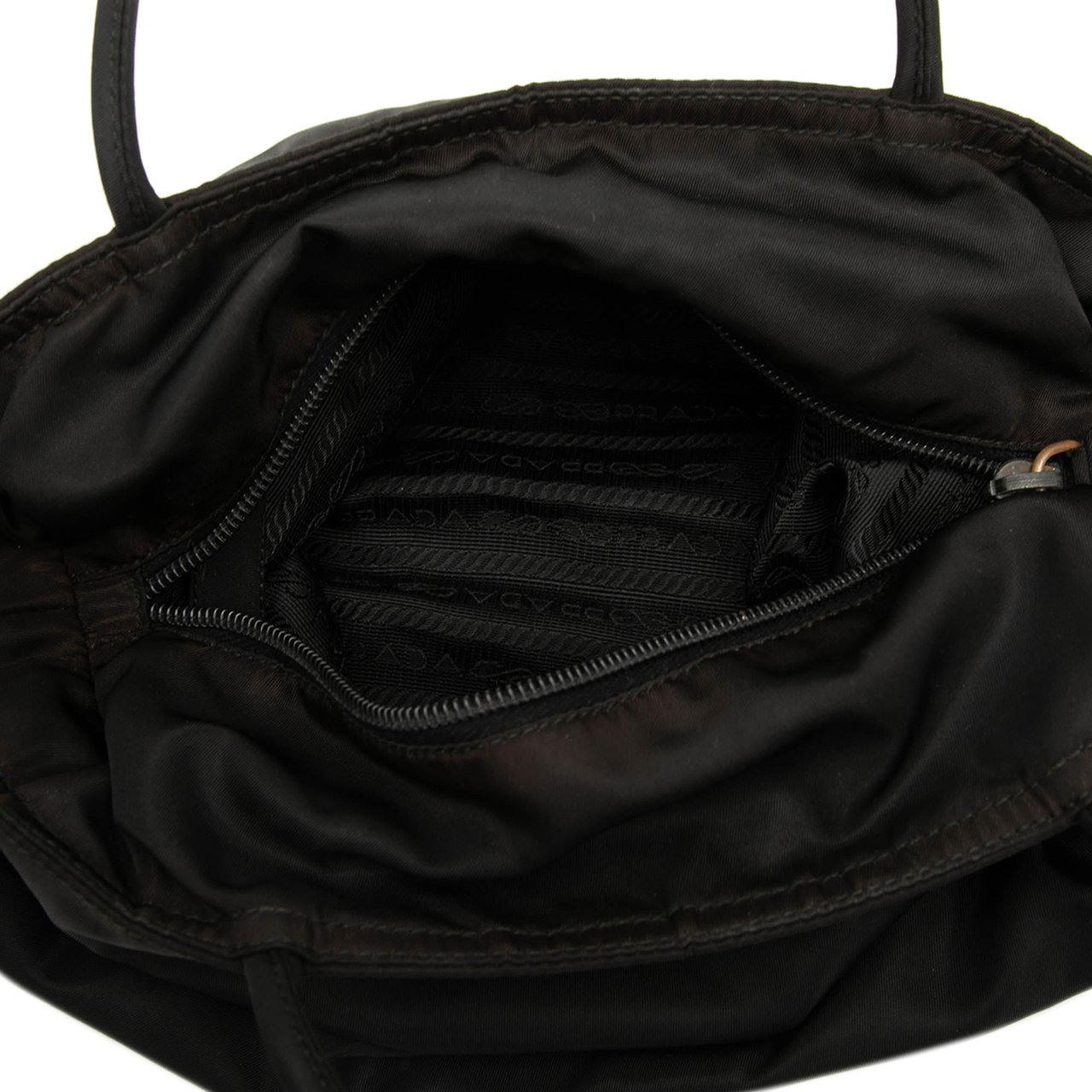Prada Tessuto Shoulder Bag Zwart