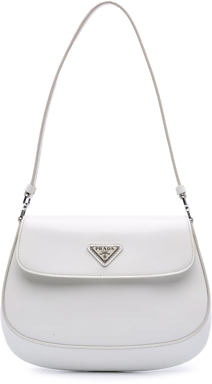 Prada Mini Brushed Leather Cleo Bag Wit
