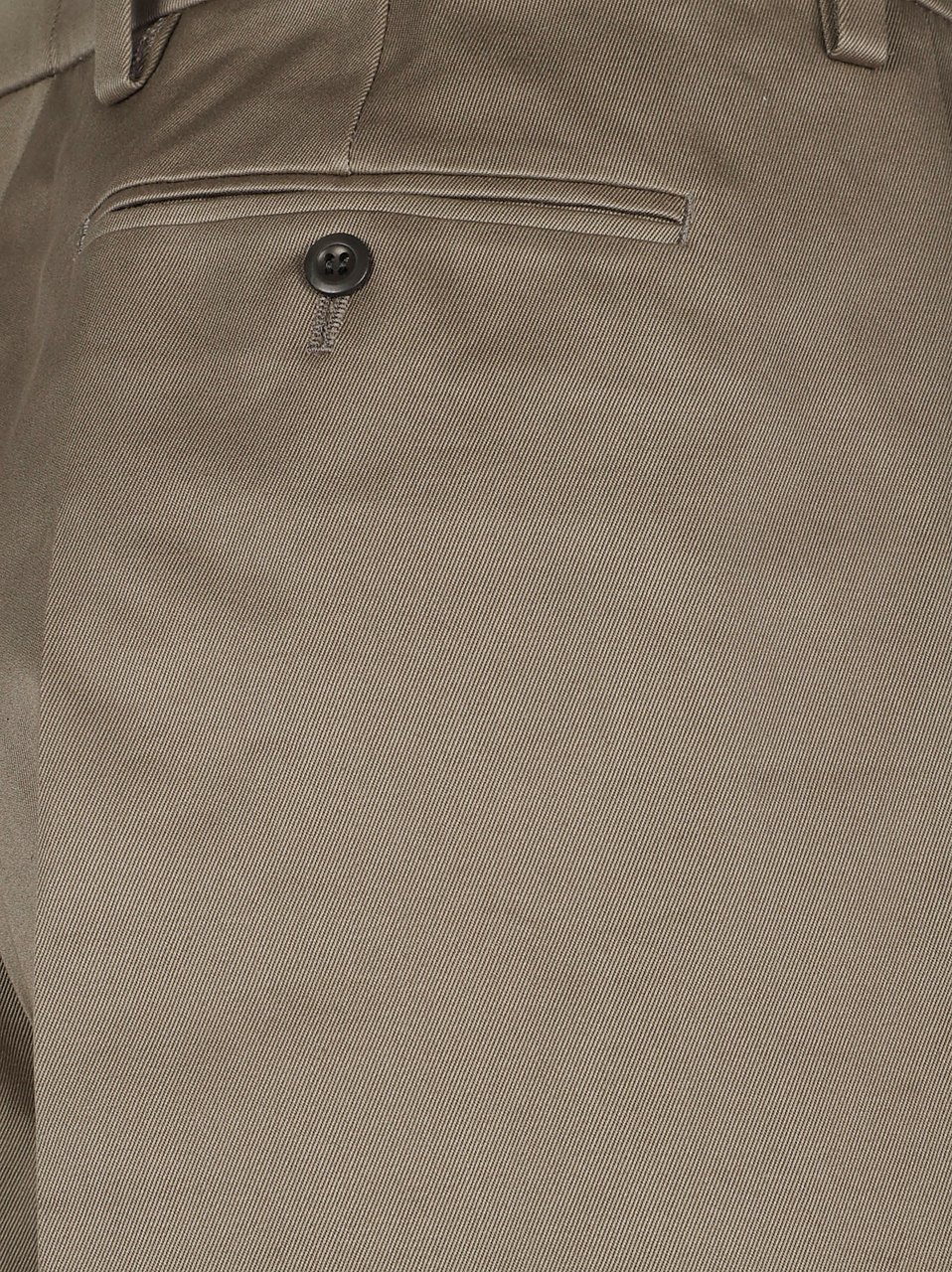 Prada Pantaloni Chino Straight-Leg Trousers Bruin