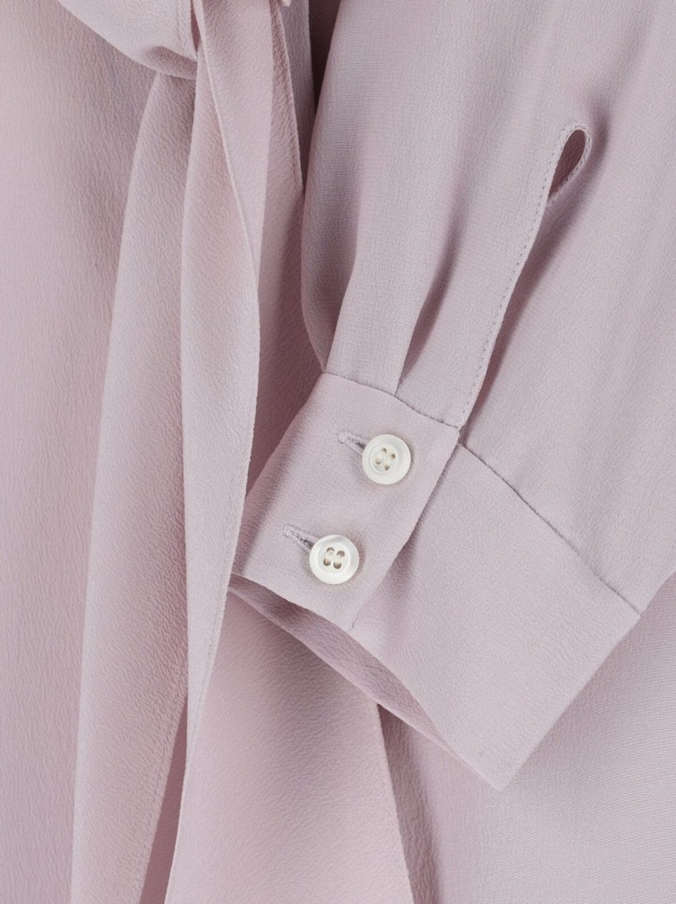 Prada Lavallière Shirt – Purple Neutraal