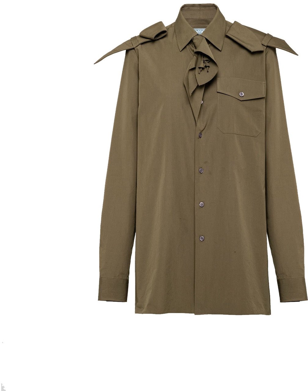 Prada Prada Cotton Shirt Groen