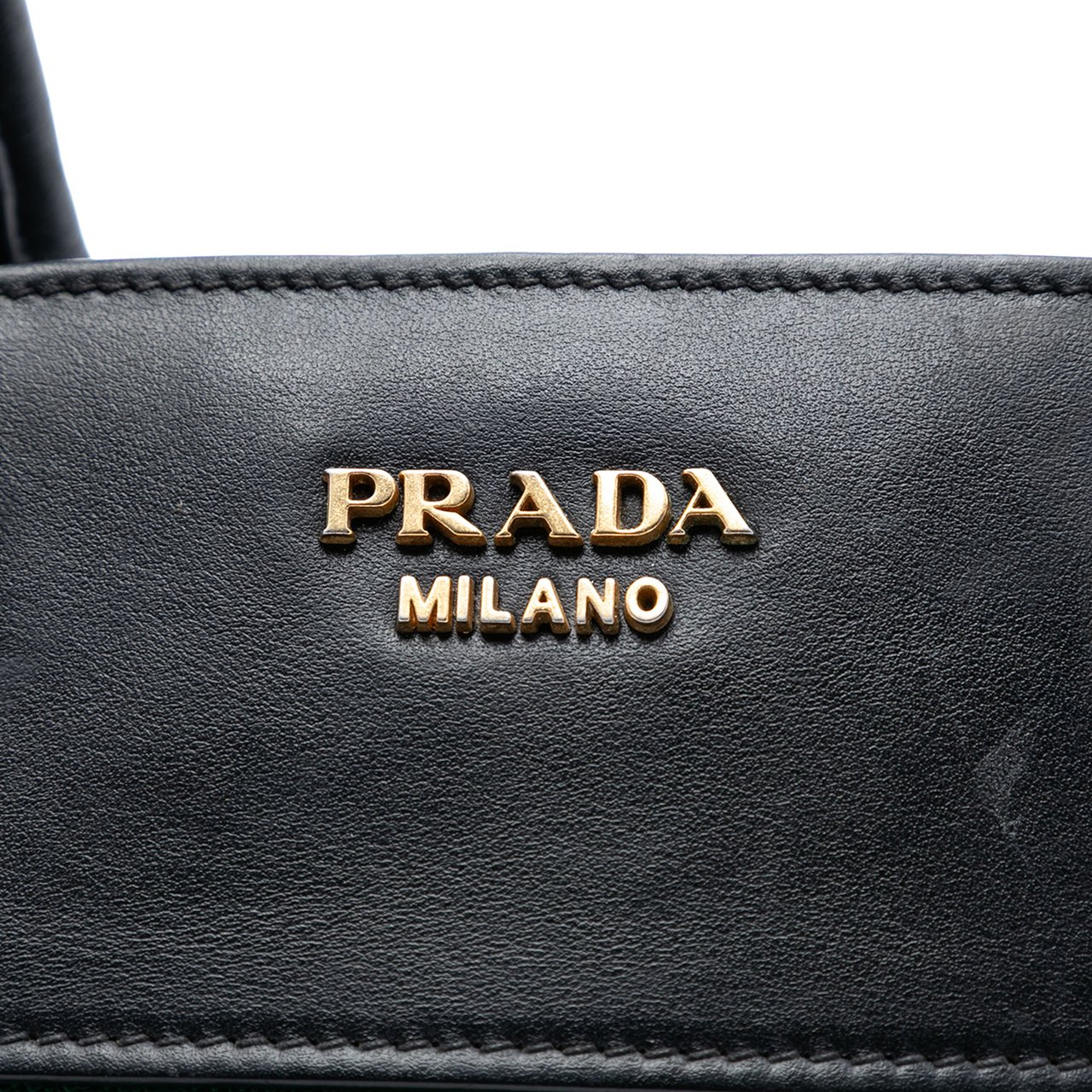 Prada Saffiano and City Calf Esplanade Satchel Groen
