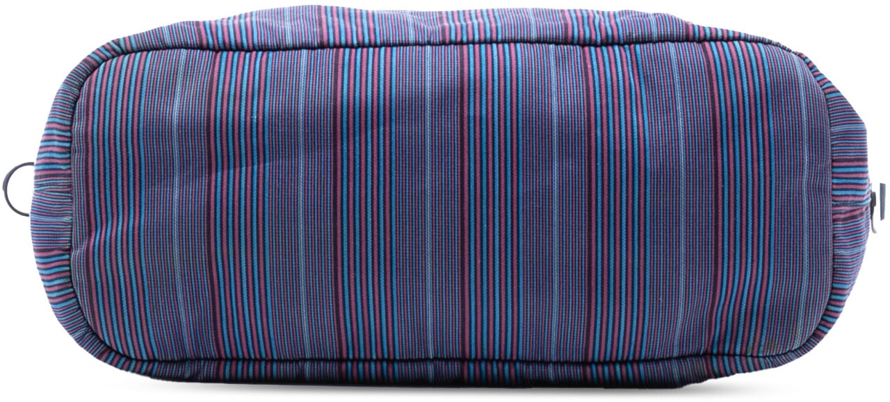 Prada Tessuto Stampato Satchel Blauw