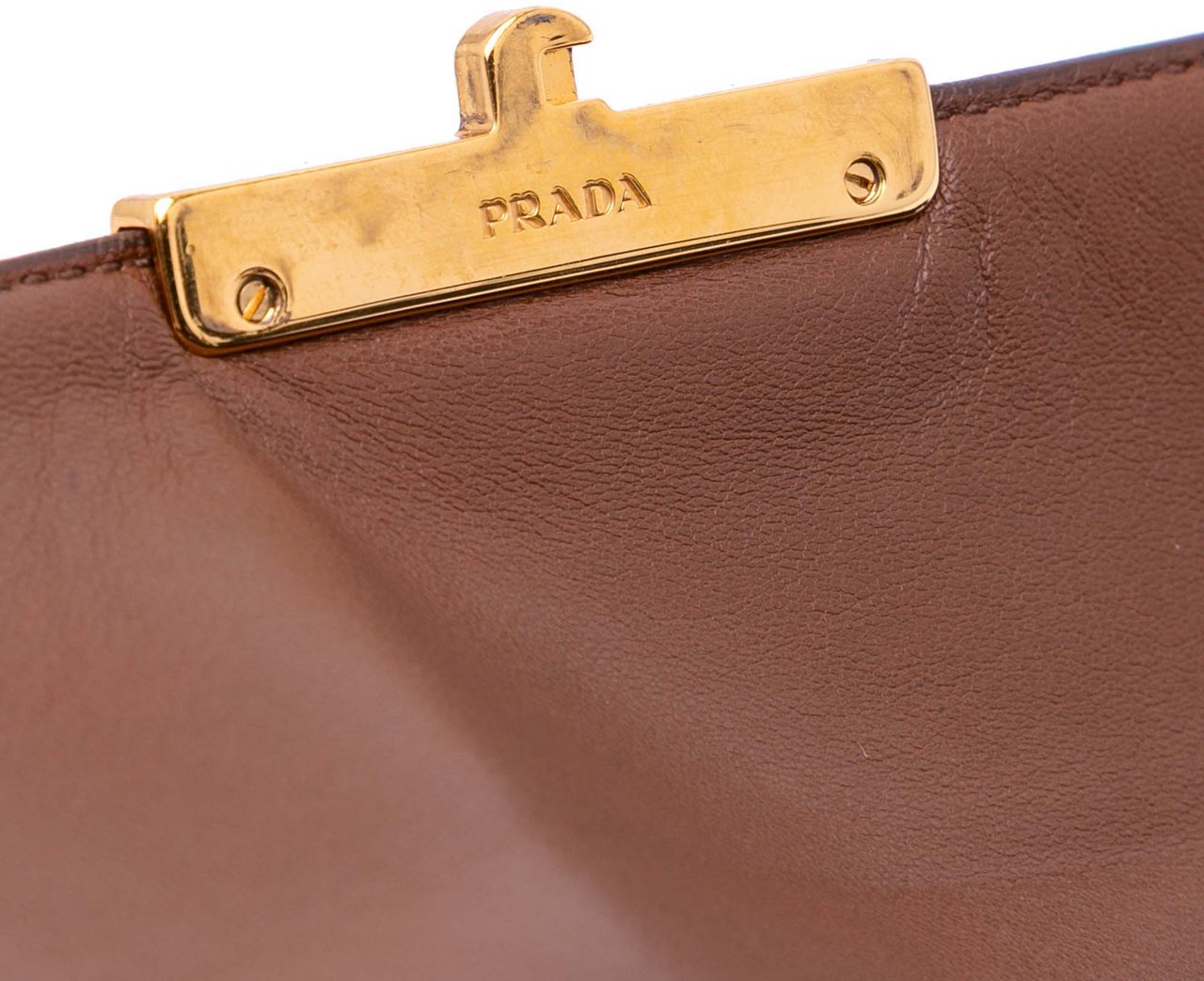 Prada Nappa Fringe Crossbody Bruin