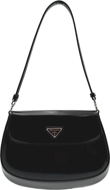 Prada Cleo Flap - Black Zwart