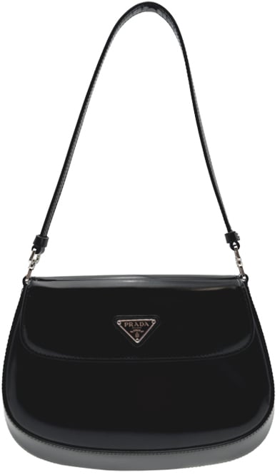 Prada Prada Cleo Flap - Black Zwart