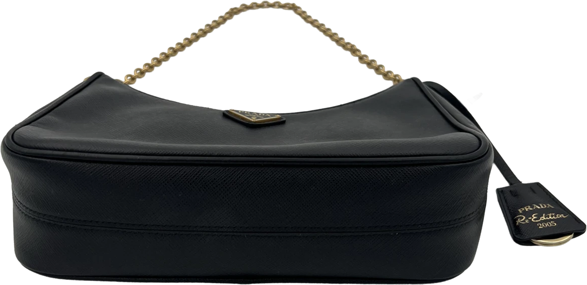 Prada Prada Leather Chain - black Zwart