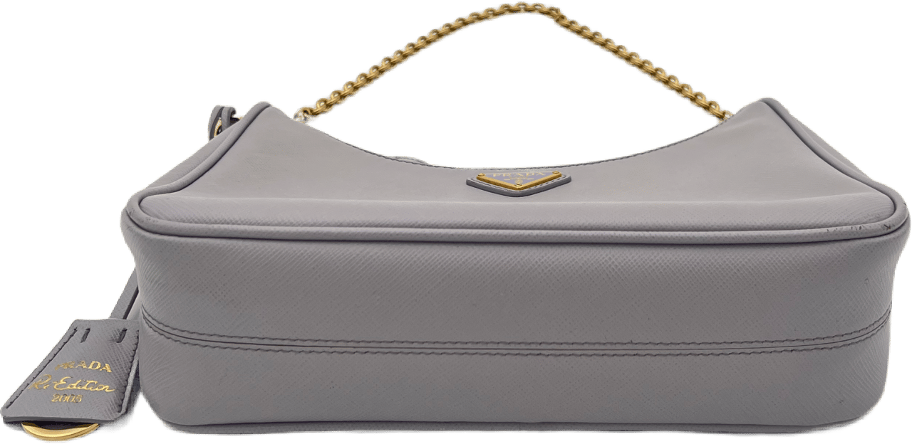 Prada Prada Leather Chain - Light Purple Blauw