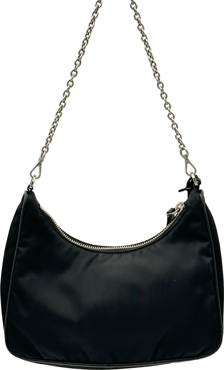 Prada Prada Nylon Chain - Black Zwart
