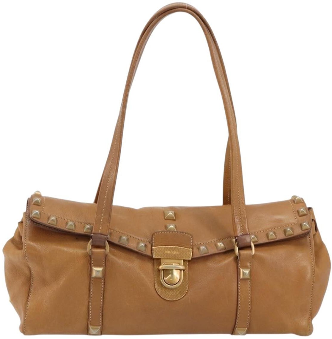Prada Prada Convertible Shopping Tote Saffiano Leather Saffiano Leather Tall Beige