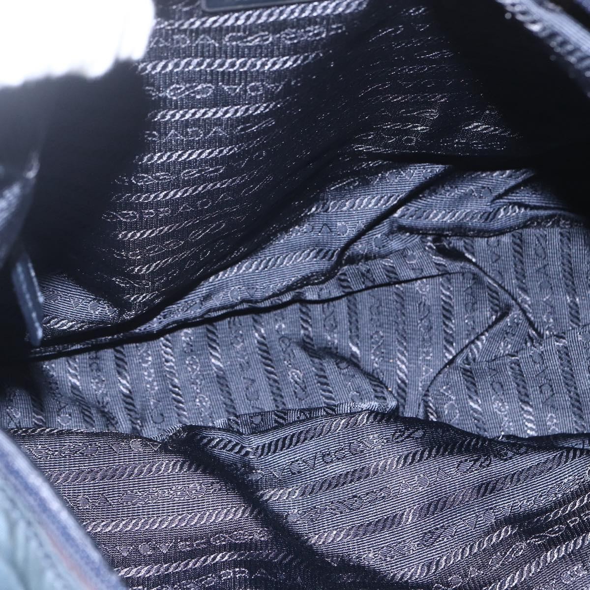 Prada Prada Zip Buckle Messenger Bag Tessuto Large Navy
