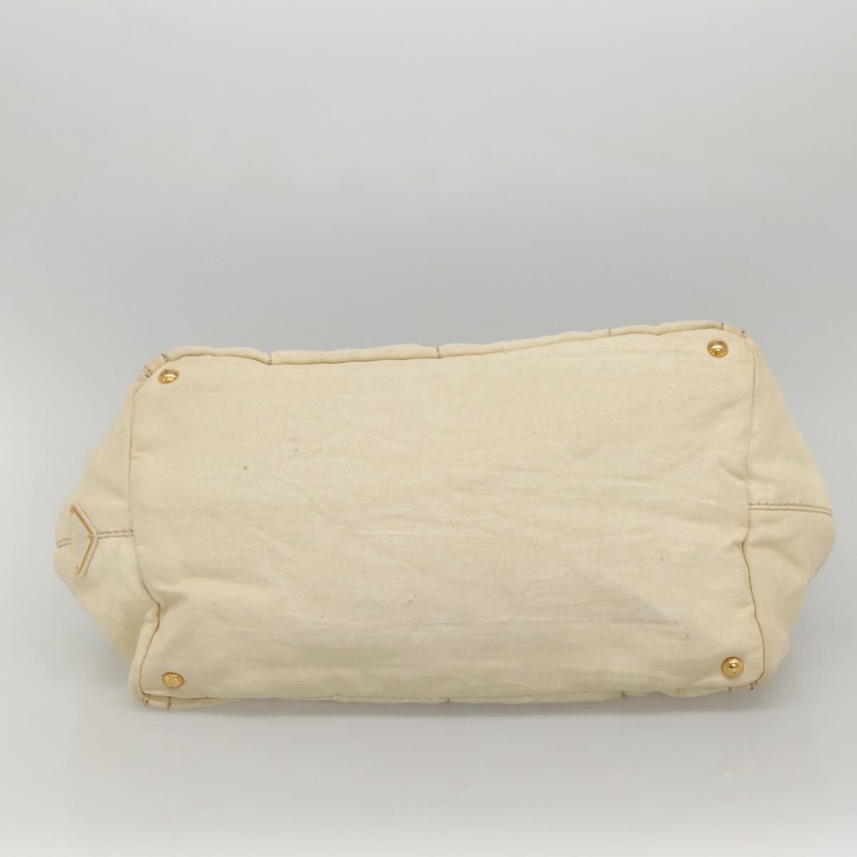 Prada Prada Canapa Convertible Tote Canvas Large Wit