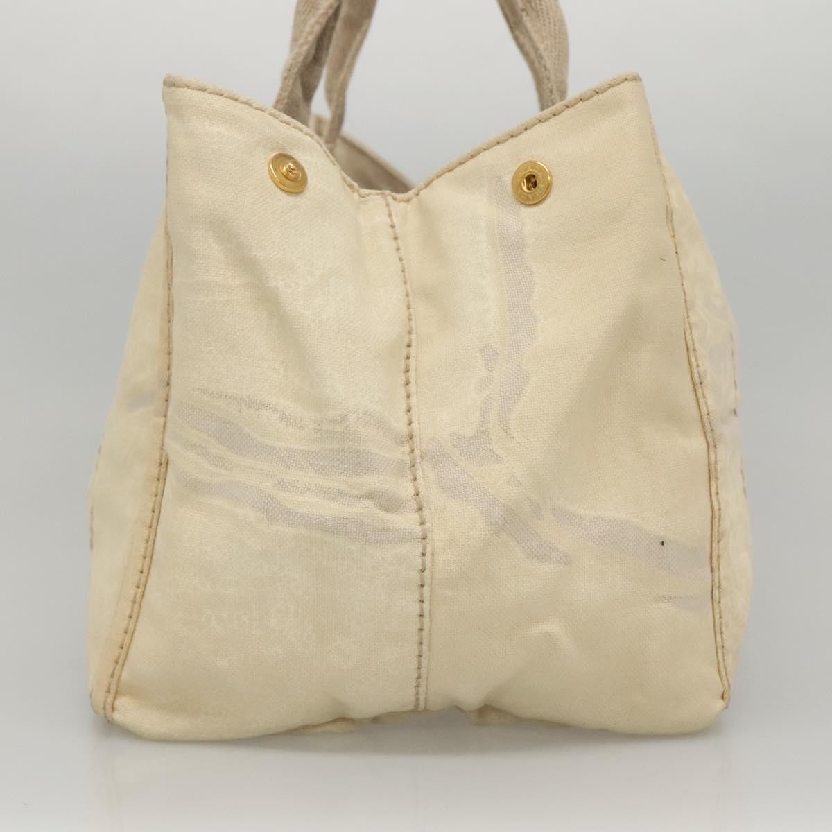 Prada Prada Canapa Convertible Tote Canvas Large Wit