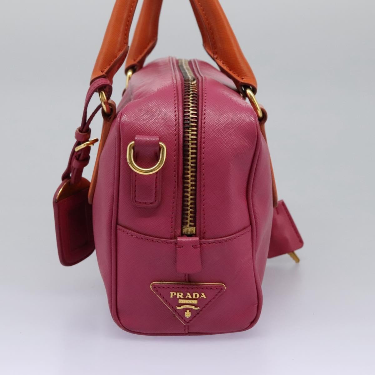 Prada Prada Vintage Bauletto Bag Leather Small Roze