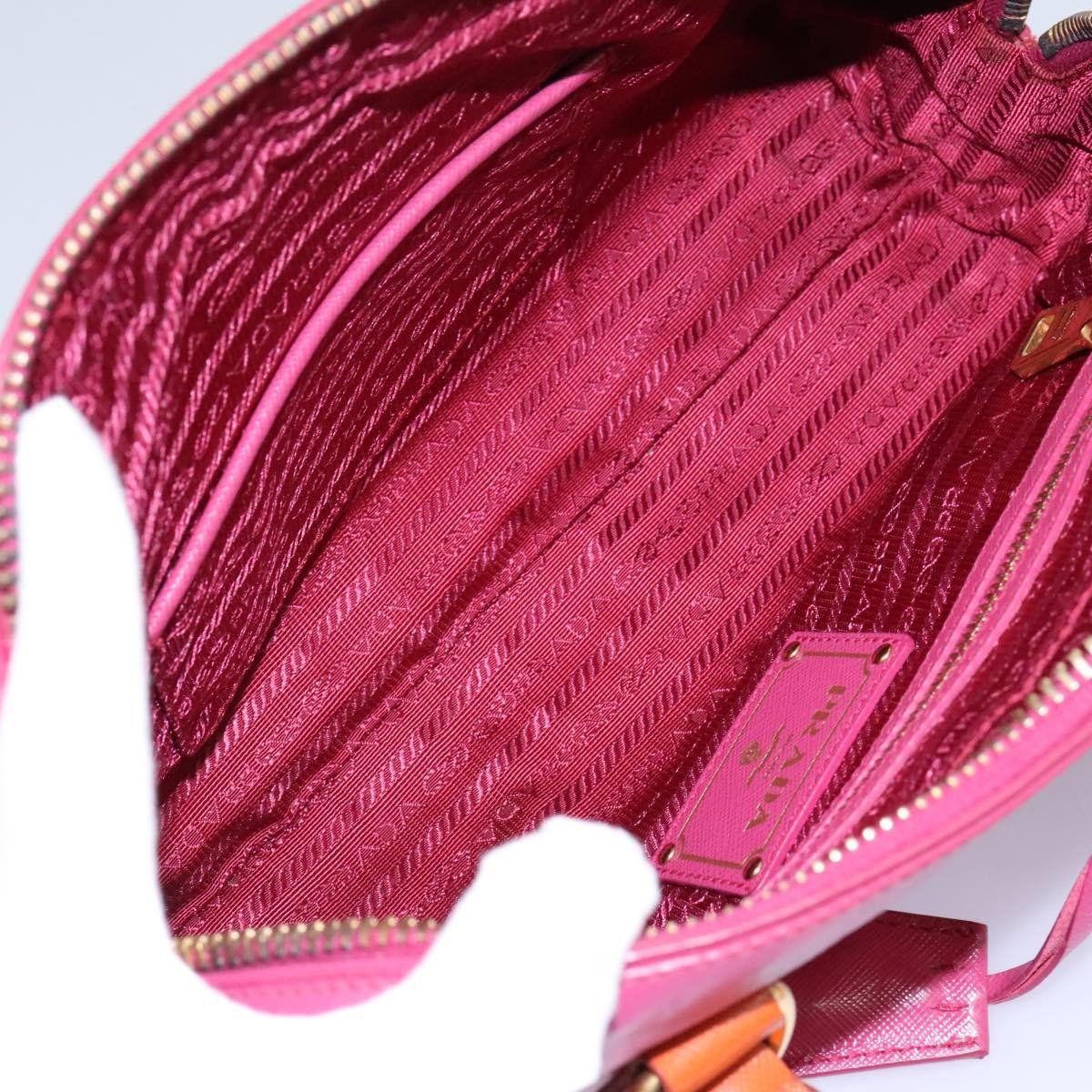 Prada Prada Vintage Bauletto Bag Leather Small Roze