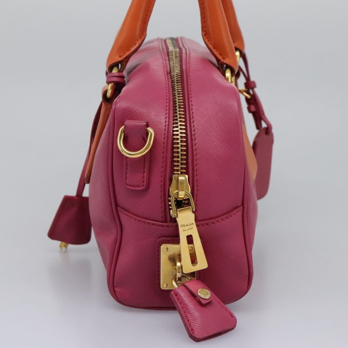 Prada Prada Vintage Bauletto Bag Leather Small Roze