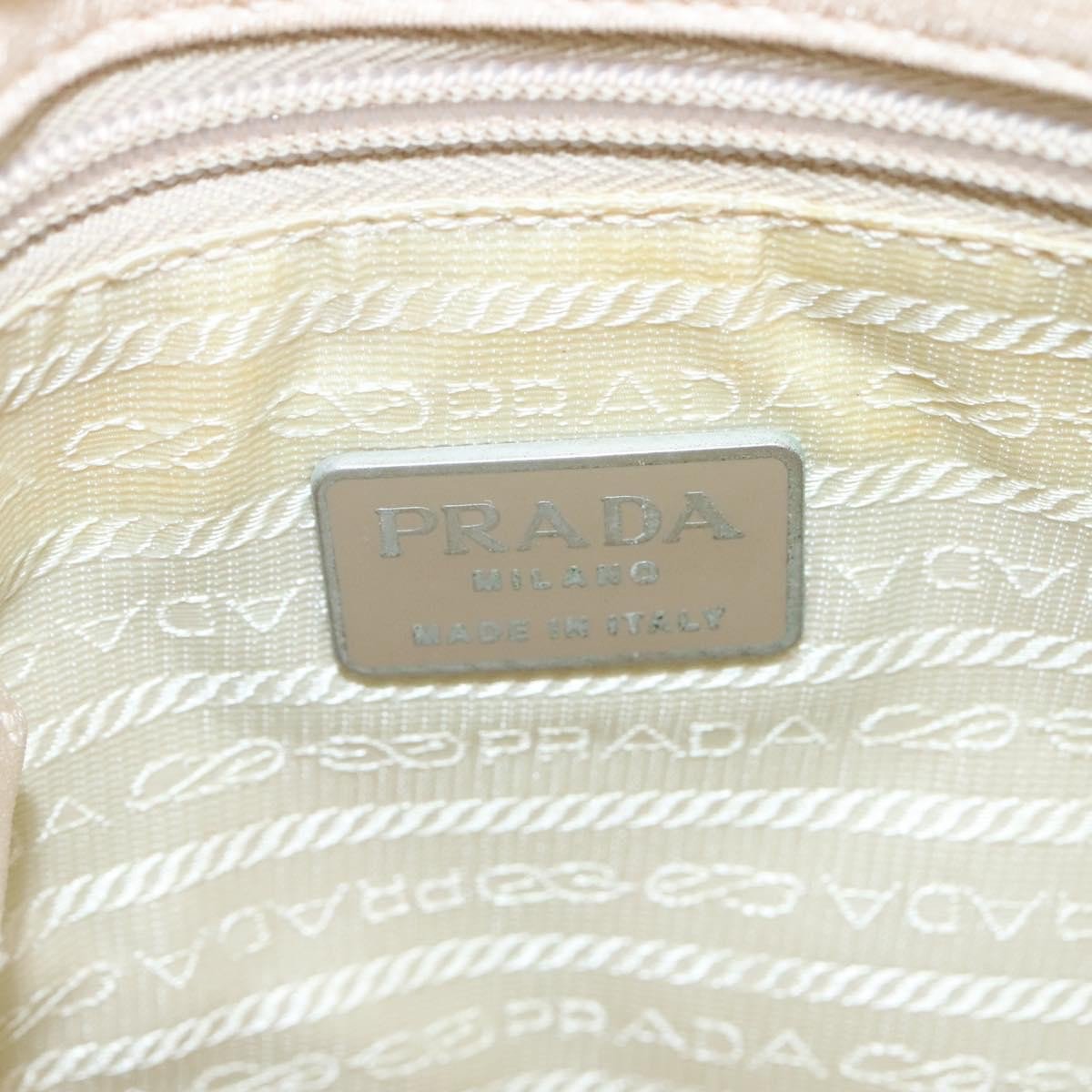 Prada Prada Zip Messenger Canvas Beige