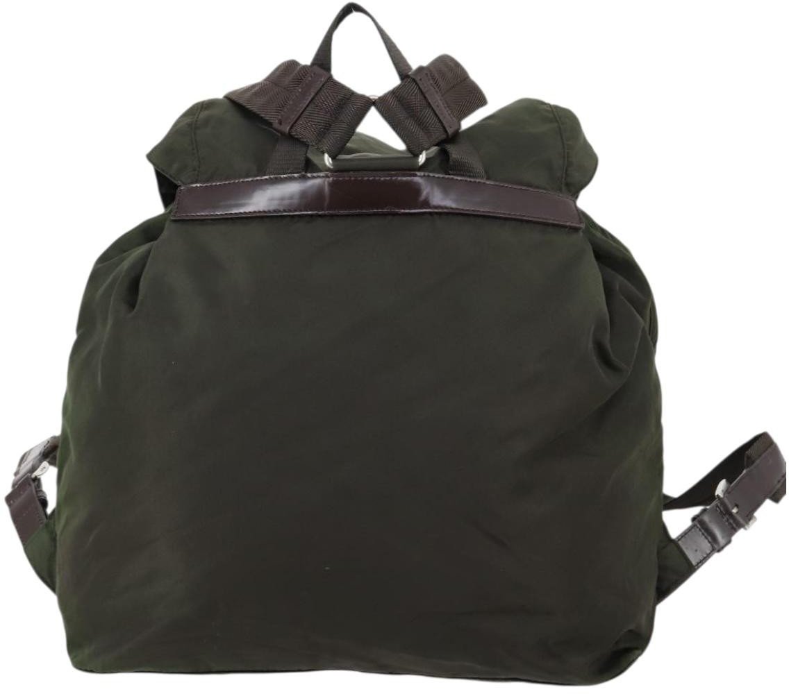 Prada Prada Corsaire Backpack Embroidered Quilted Denim Medium Divers